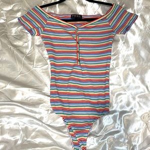 Rainbow bodysuit